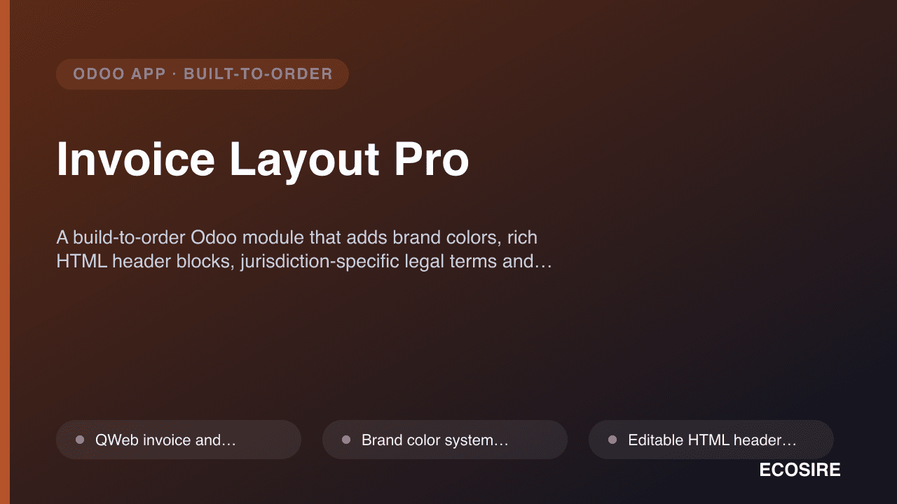 Invoice Layout Pro