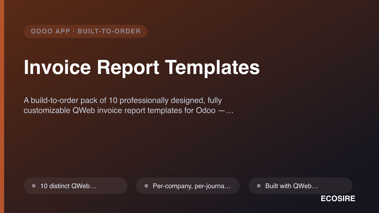 Invoice Report Templates