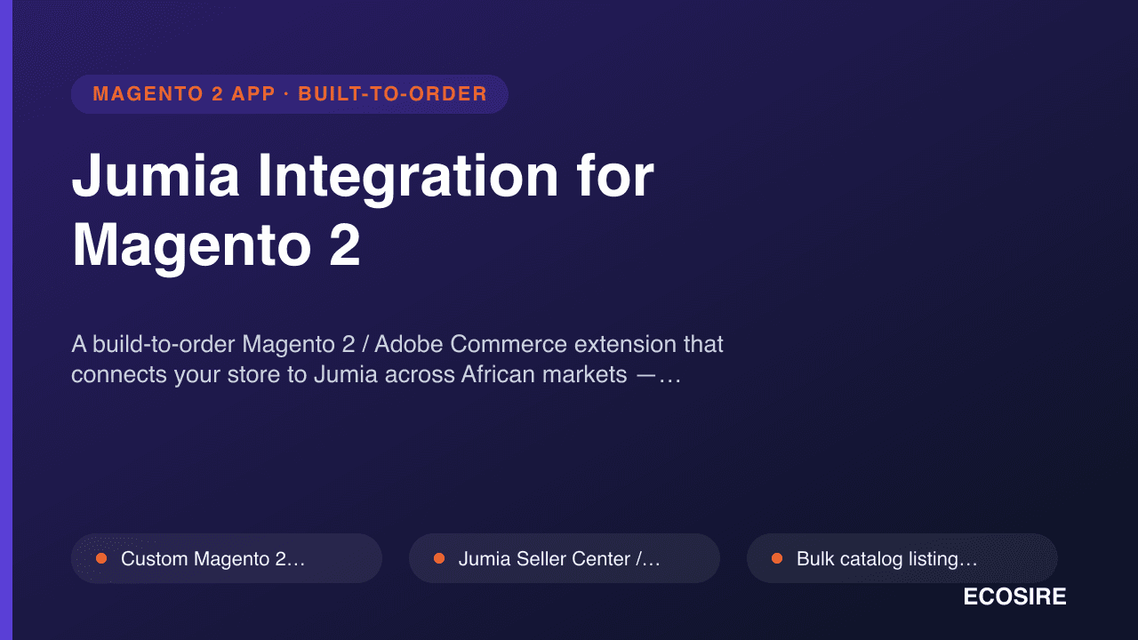 Jumia Integration for Magento 2