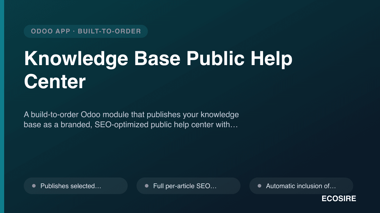 Knowledge Base Public Help Center