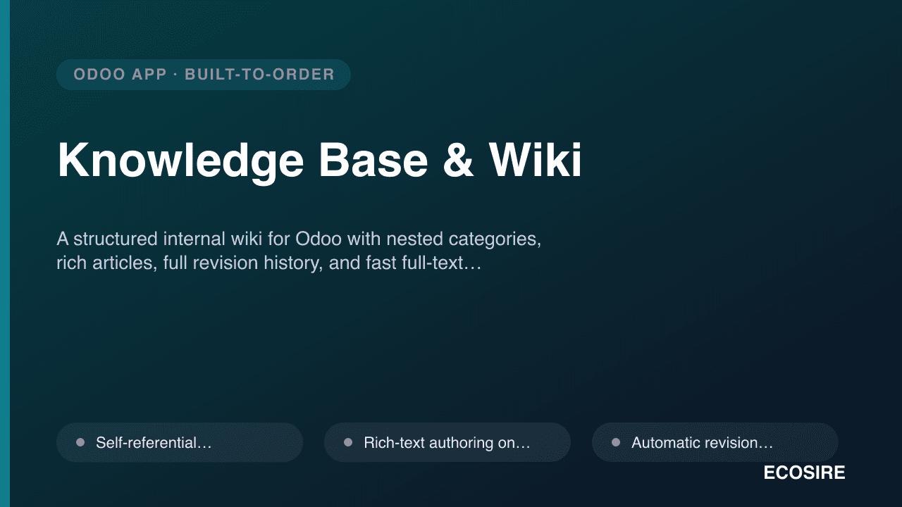 Knowledge Base & Wiki