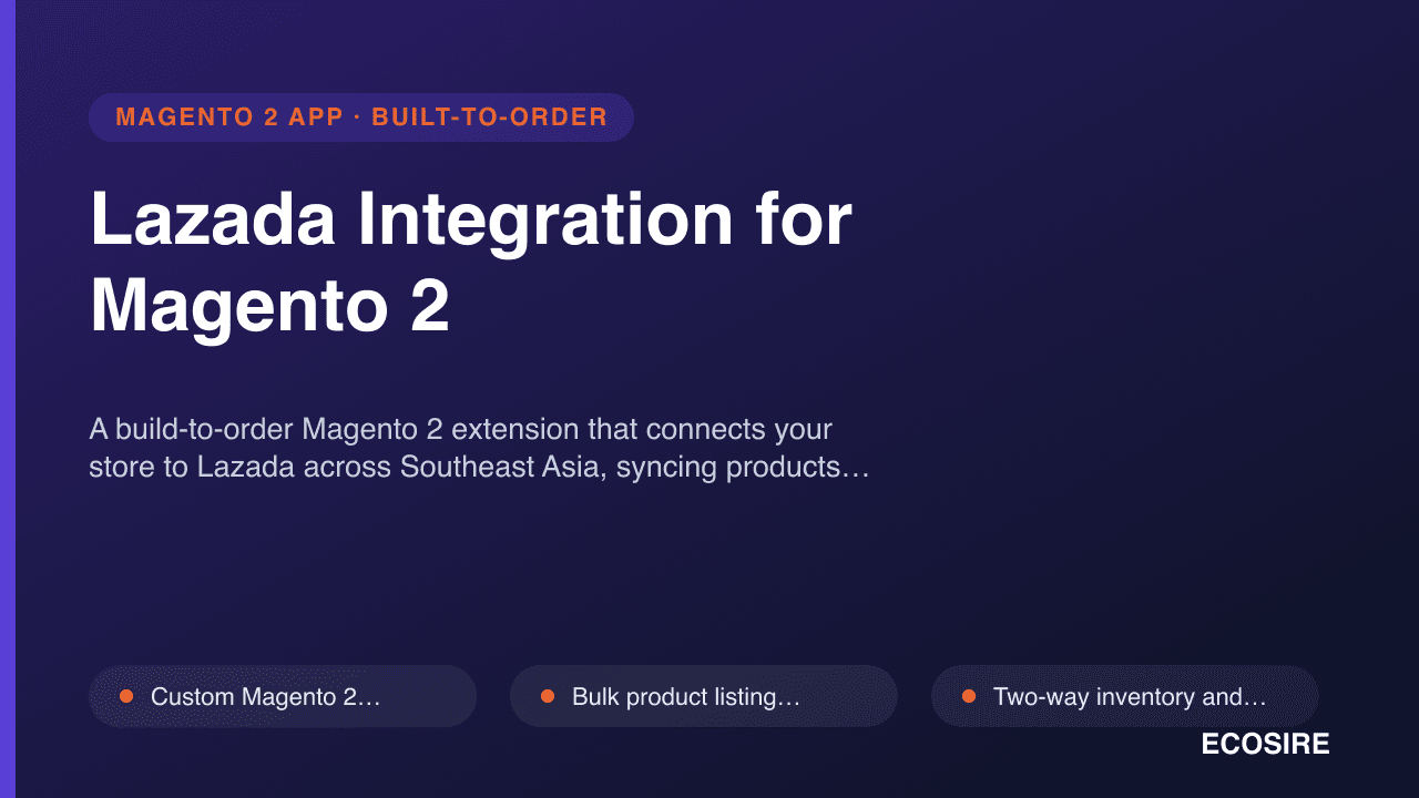 Lazada Integration for Magento 2
