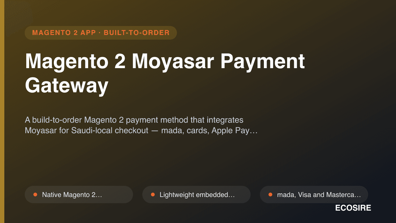 Magento 2 Moyasar Payment Gateway