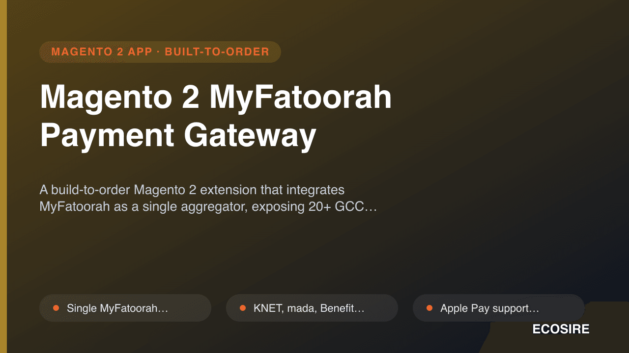 Magento 2 MyFatoorah Payment Gateway
