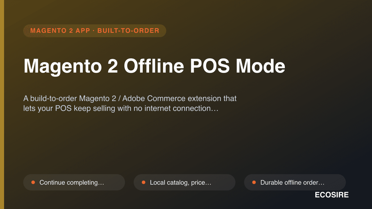 Magento 2 Offline POS Mode