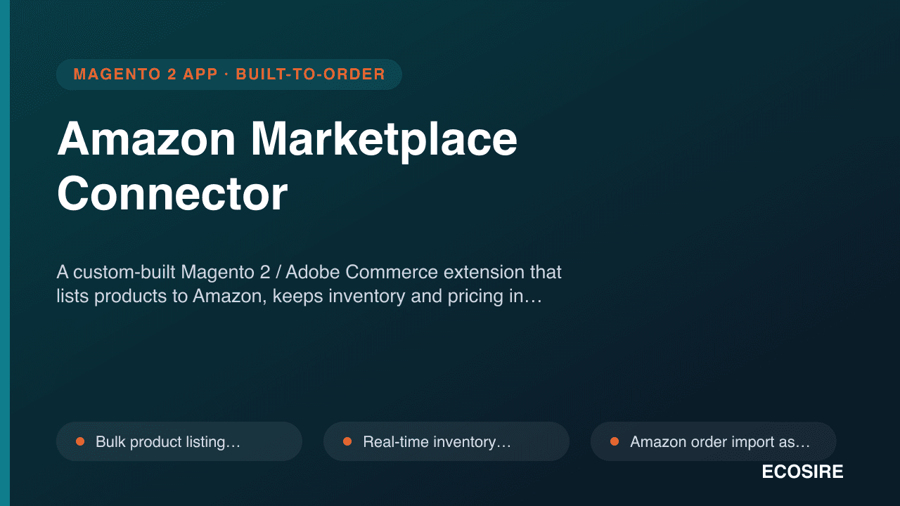 Amazon Marketplace Connector
