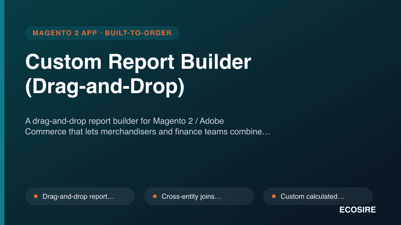 Custom Report Builder (Drag-and-Drop)