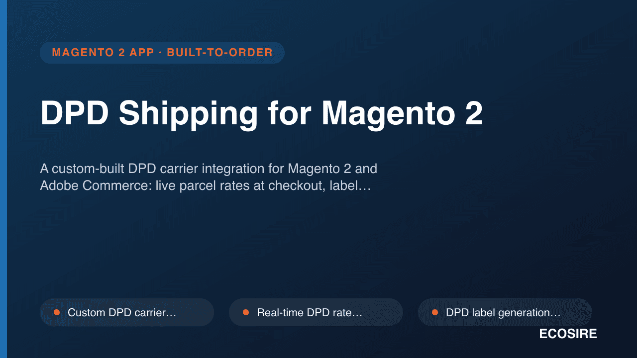 DPD Shipping for Magento 2