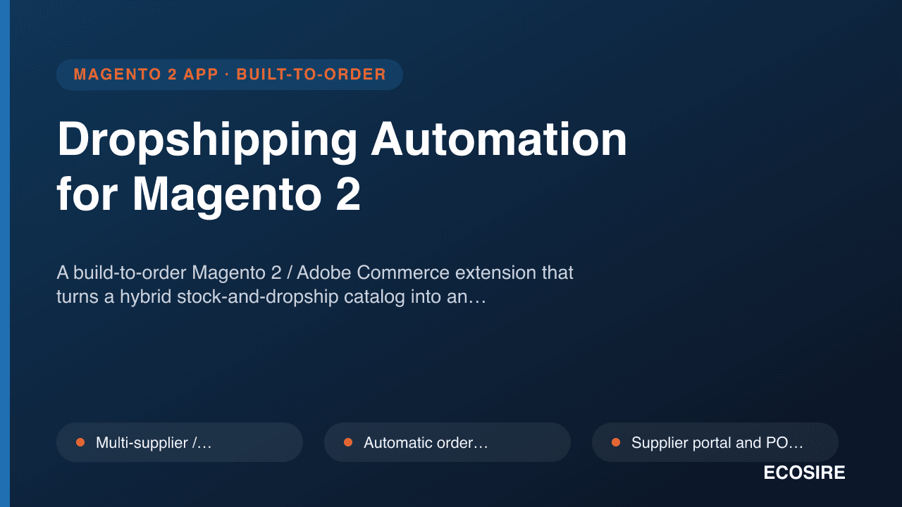 Dropshipping Automation for Magento 2