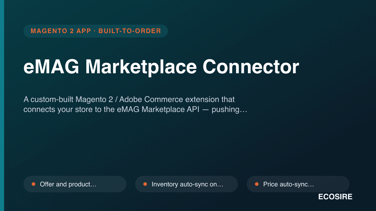 eMAG Marketplace Connector