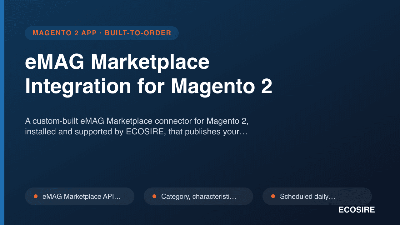 eMAG Marketplace Integration for Magento 2