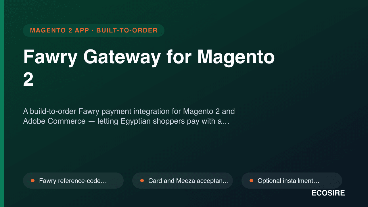 Fawry Gateway for Magento 2