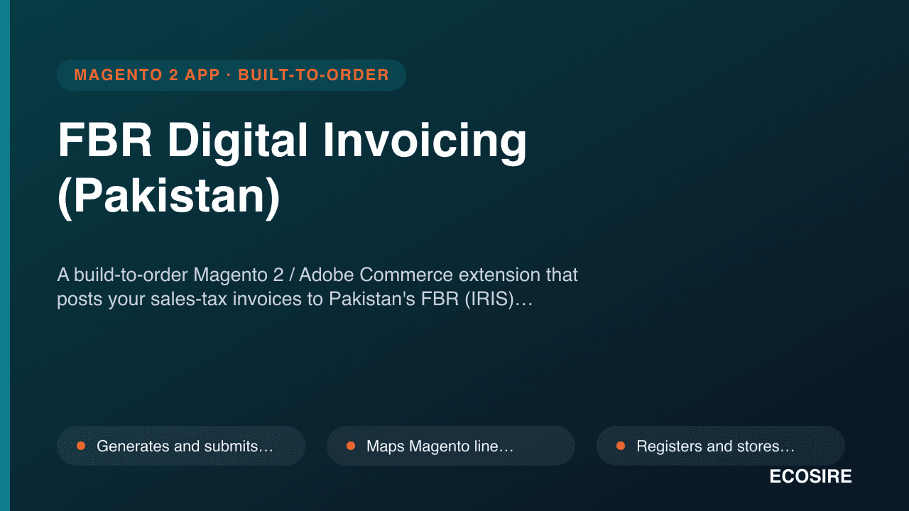 FBR Digital Invoicing (Pakistan)