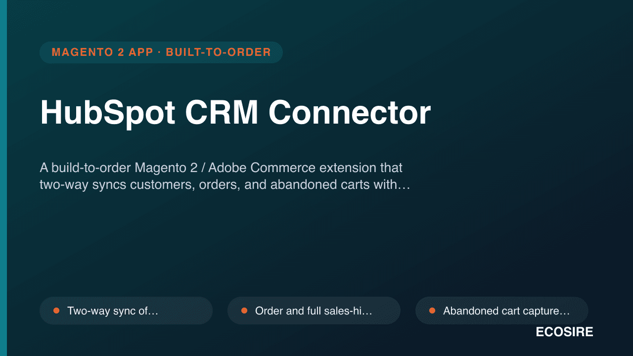 HubSpot CRM Connector