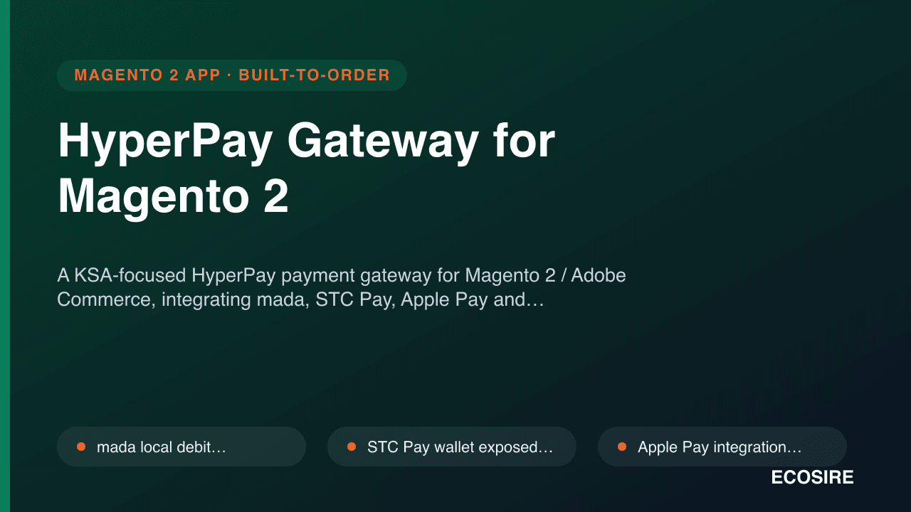 HyperPay Gateway for Magento 2