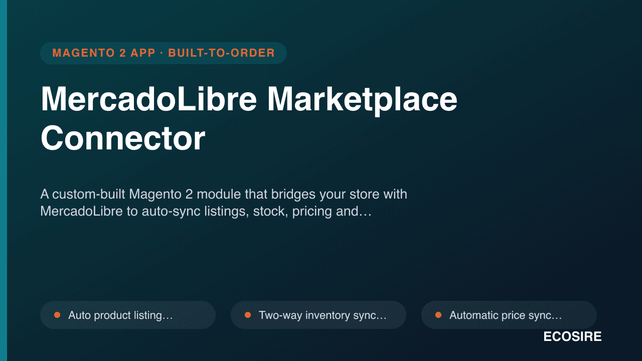 MercadoLibre Marketplace Connector
