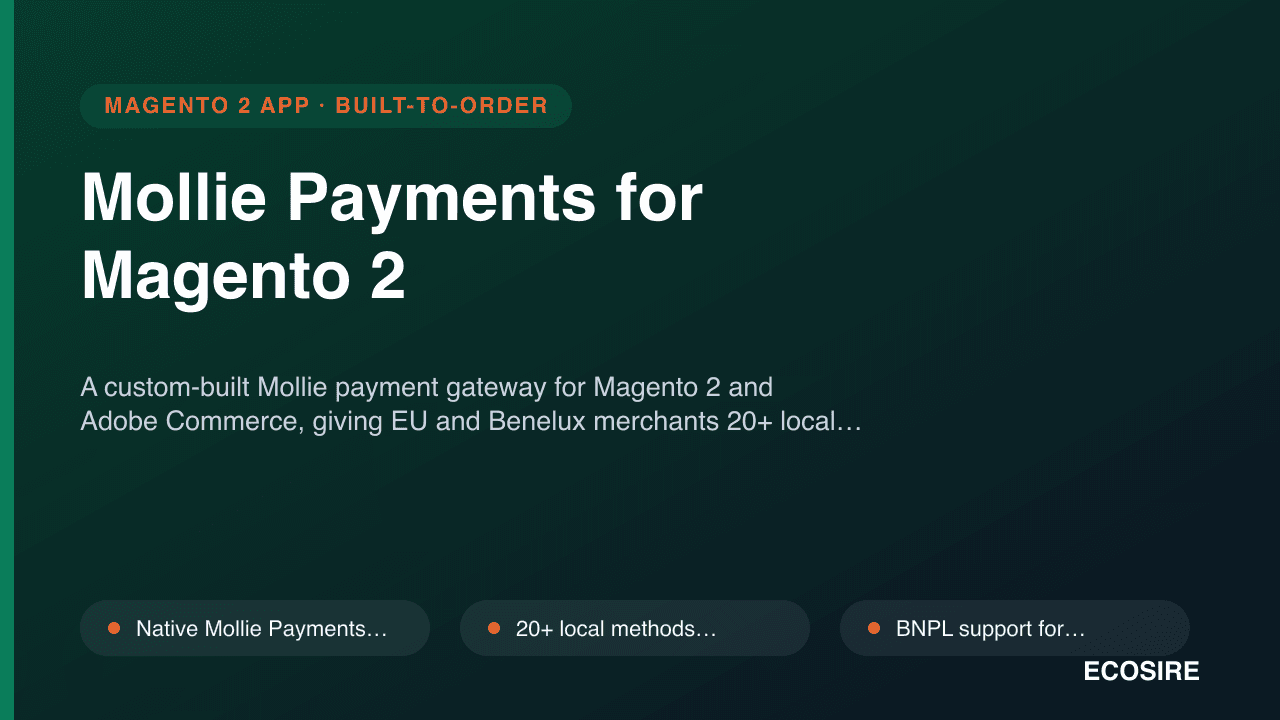 Mollie Payments for Magento 2