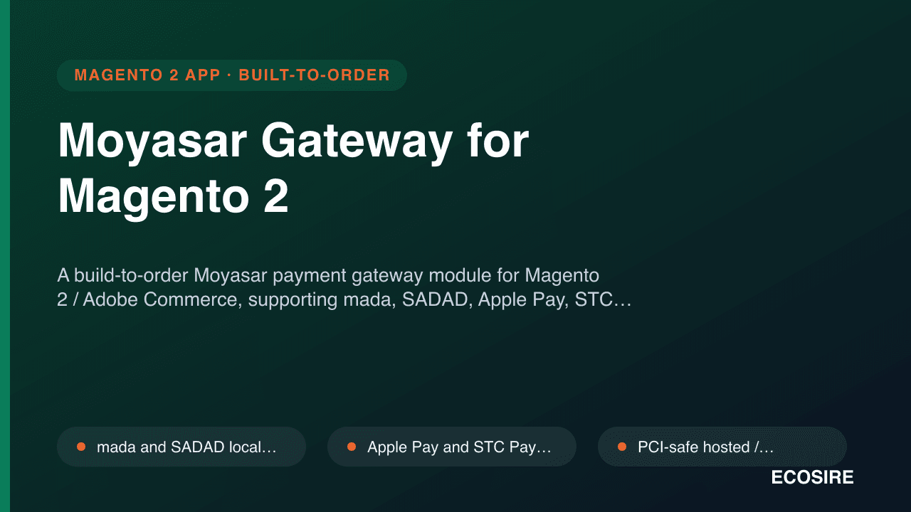 Moyasar Gateway for Magento 2