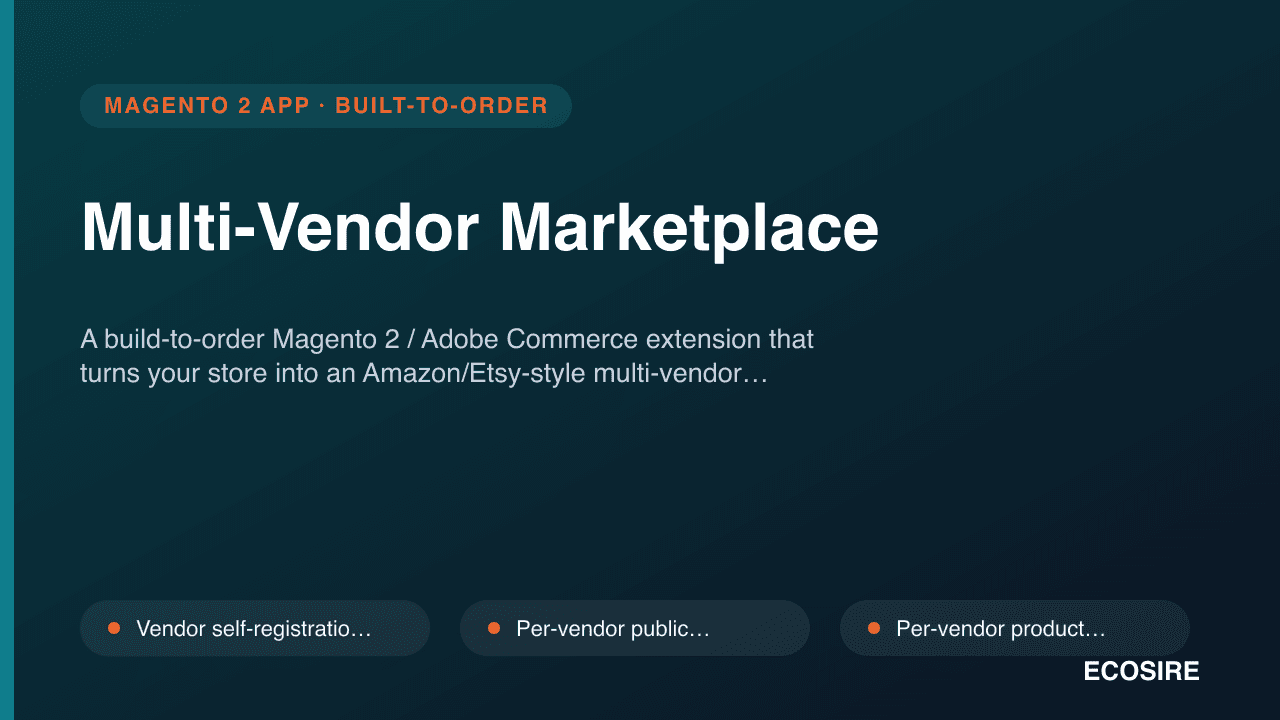 Multi-Vendor Marketplace