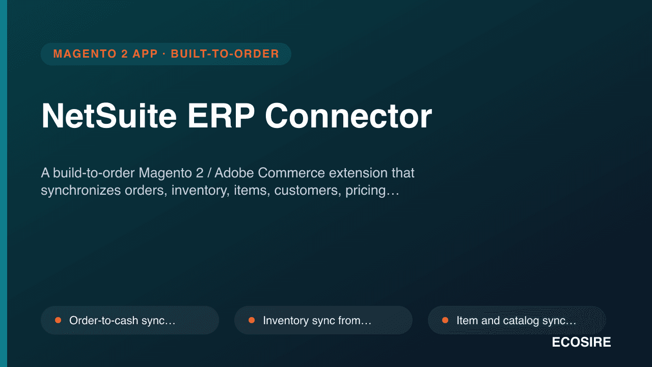 NetSuite ERP Connector