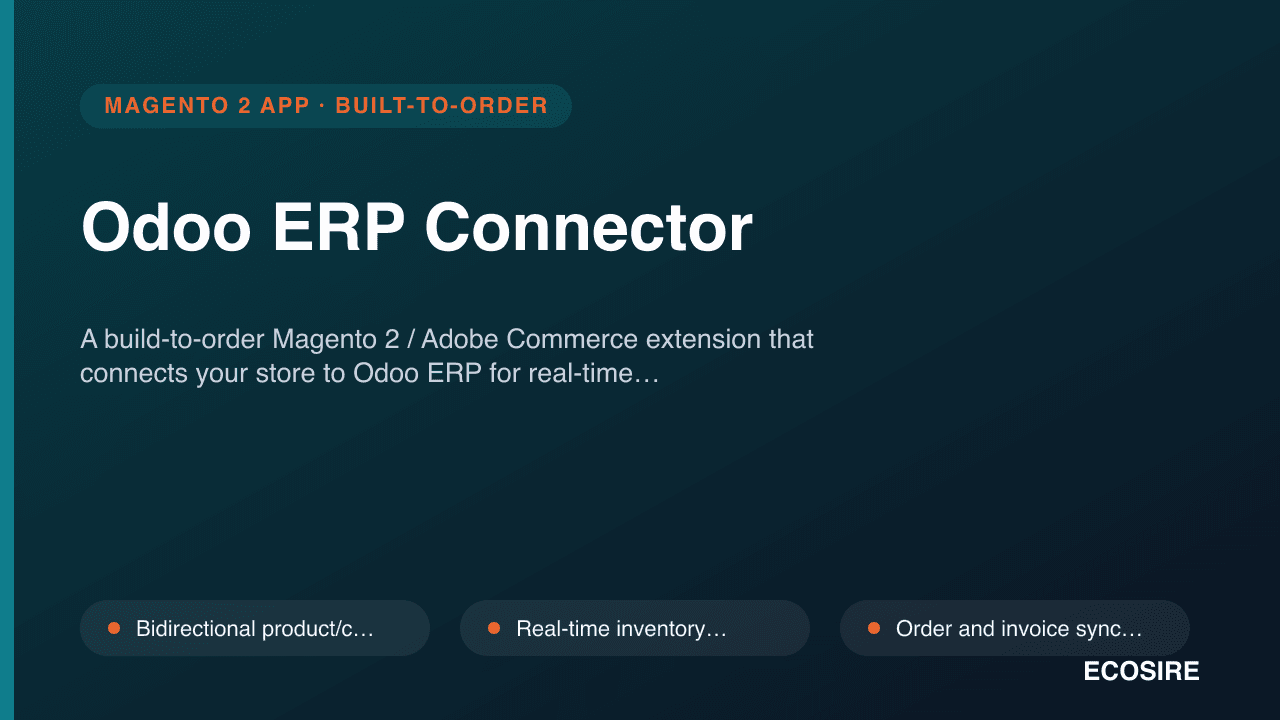 Odoo ERP Connector