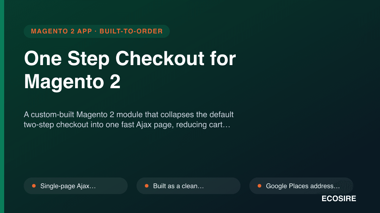 One Step Checkout for Magento 2