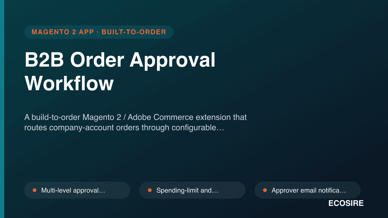 B2B Order Approval Workflow