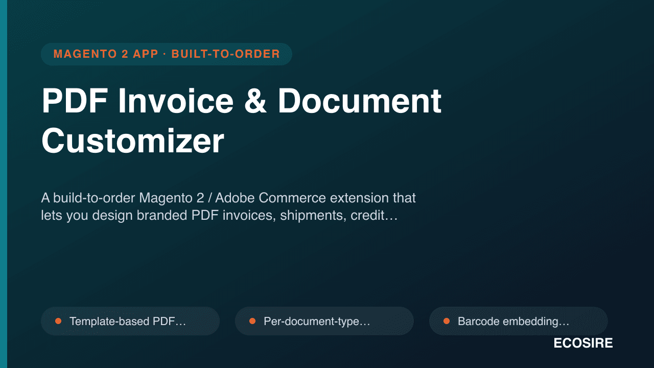 PDF Invoice & Document Customizer