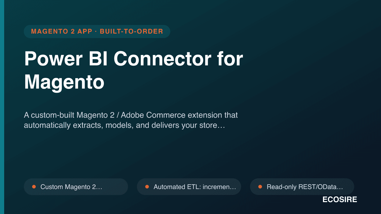 Power BI Connector for Magento