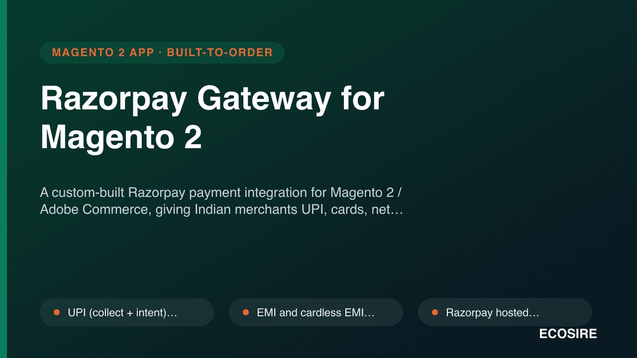 Razorpay Gateway for Magento 2