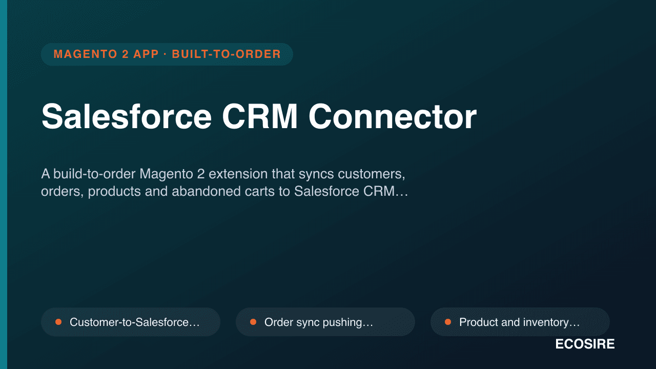 Salesforce CRM Connector