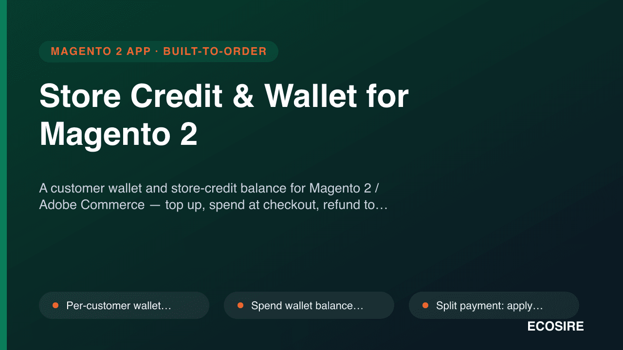 Store Credit & Wallet for Magento 2