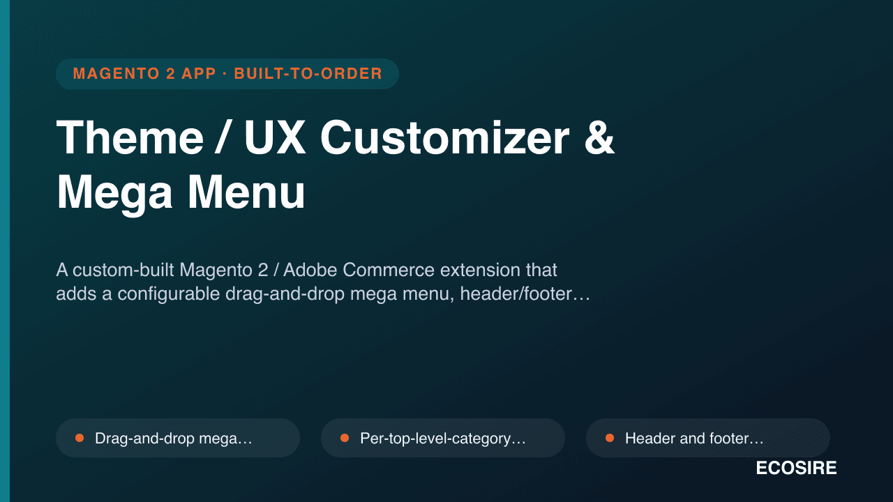 Theme / UX Customizer & Mega Menu