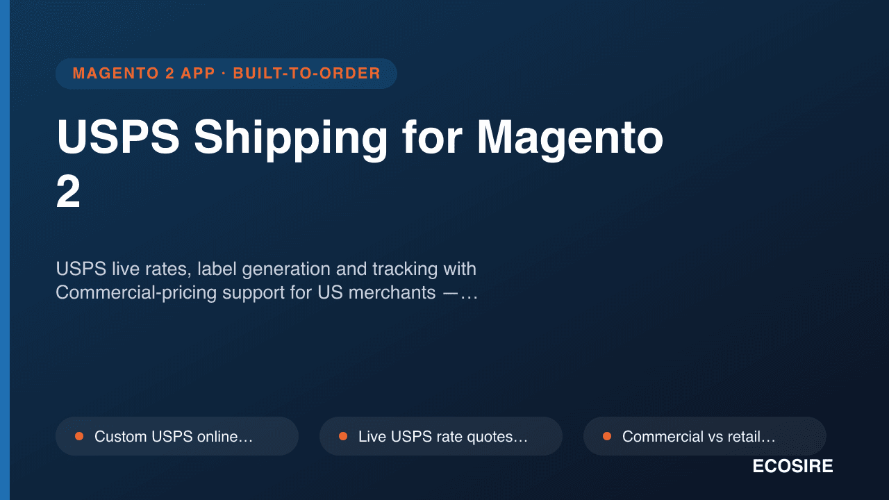 USPS Shipping for Magento 2