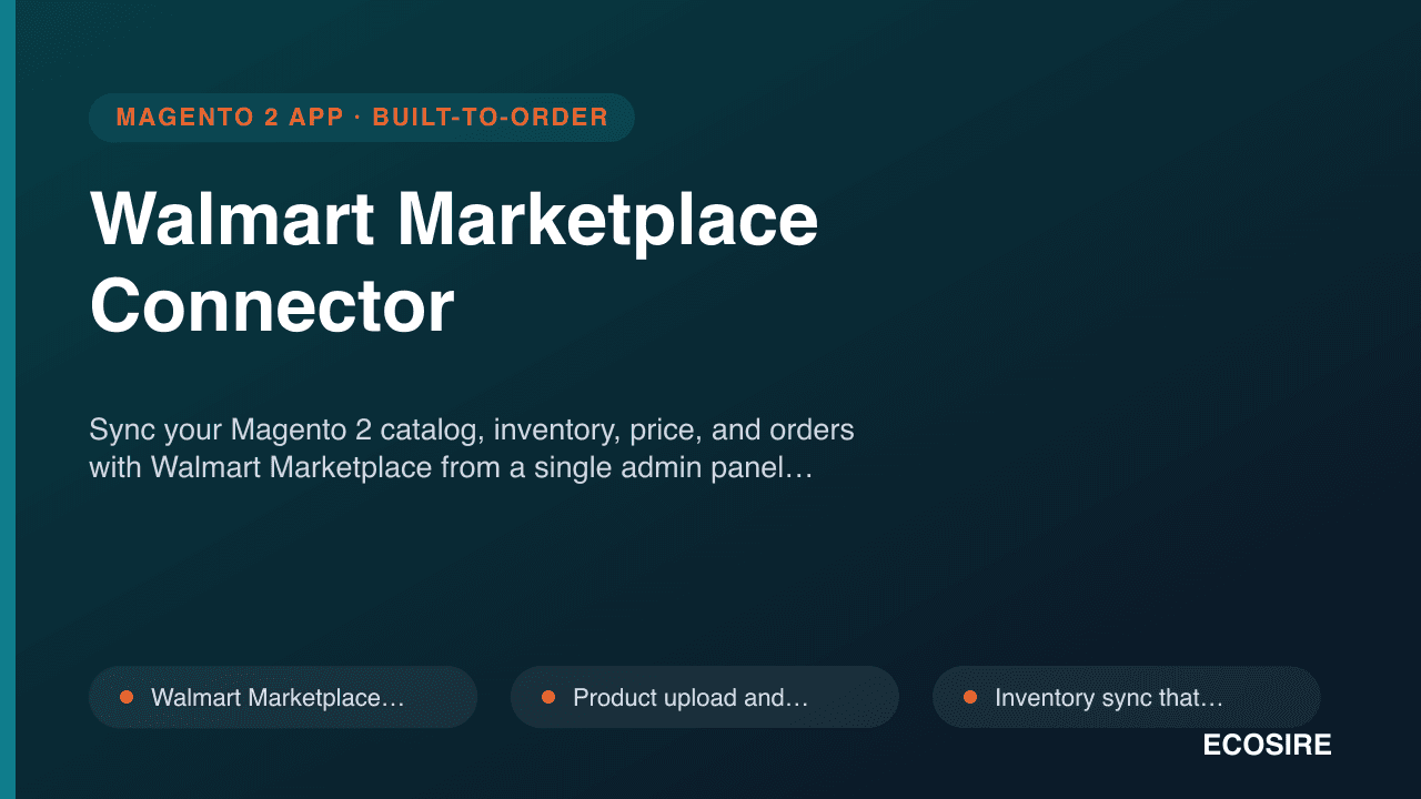 Walmart Marketplace Connector
