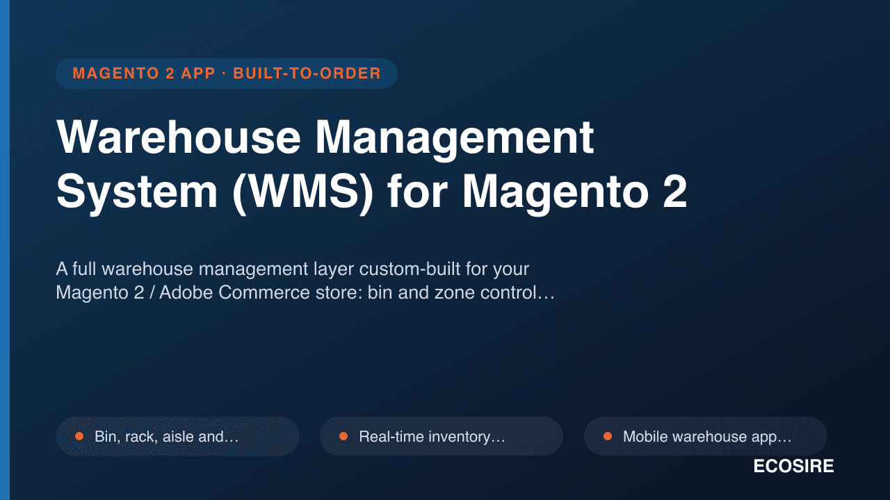 Warehouse Management System (WMS) for Magento 2