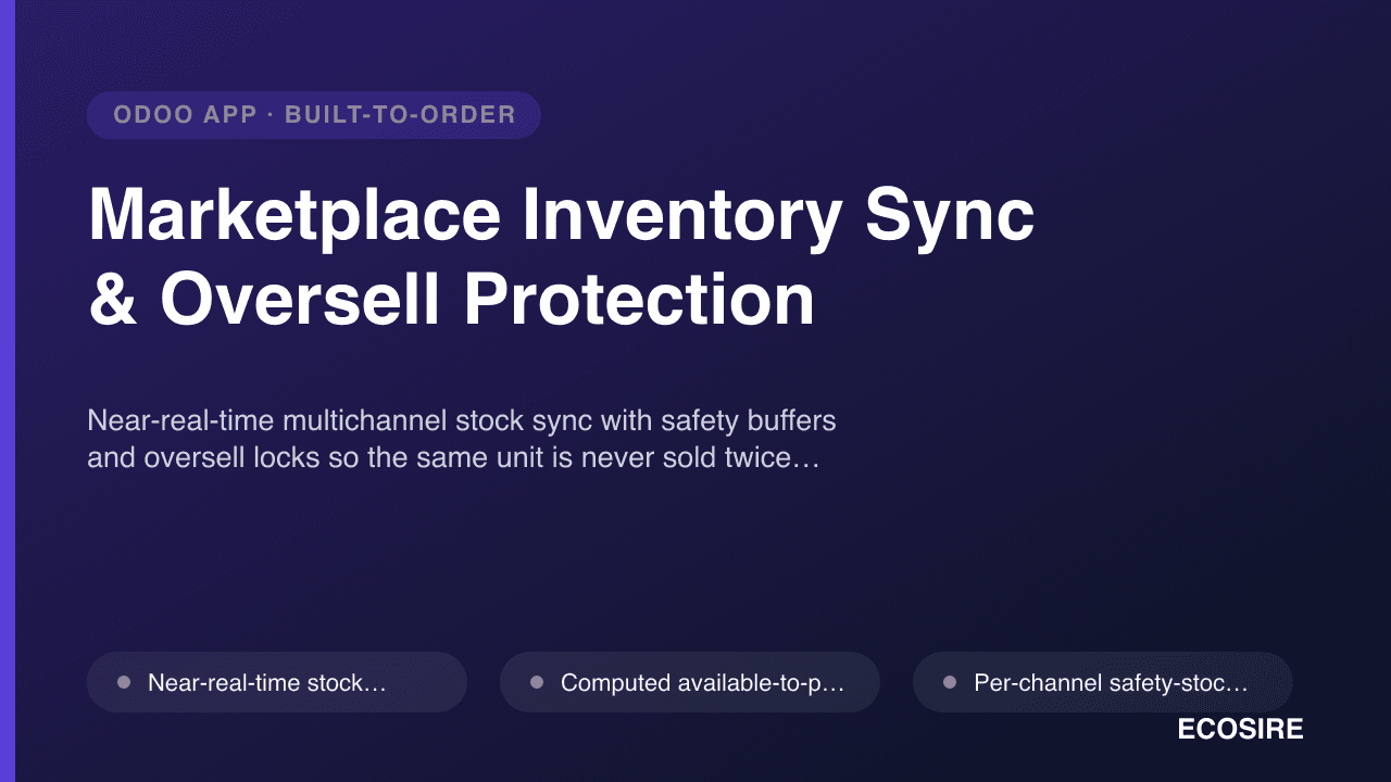 Marketplace Inventory Sync & Oversell Protection