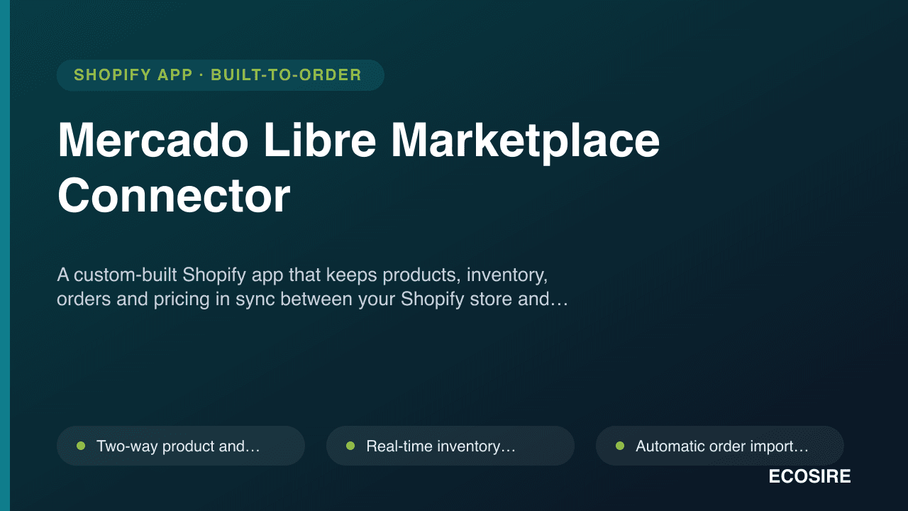 Mercado Libre Marketplace Connector