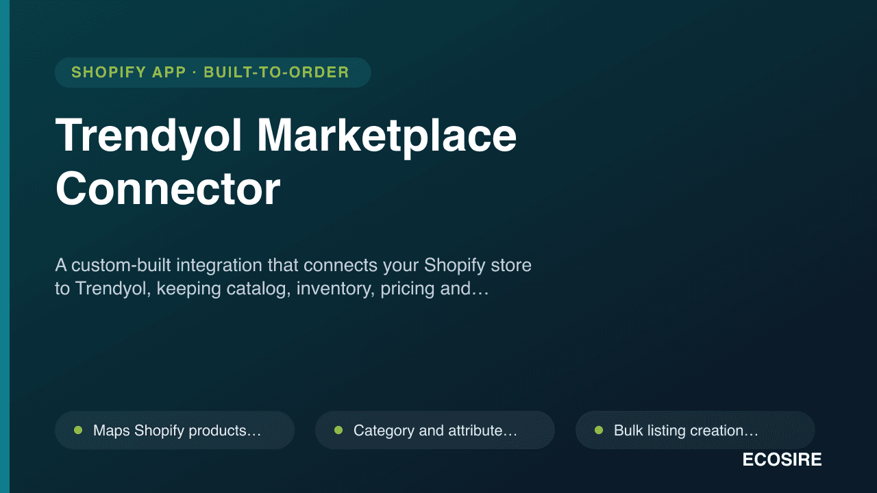 Trendyol Marketplace Connector