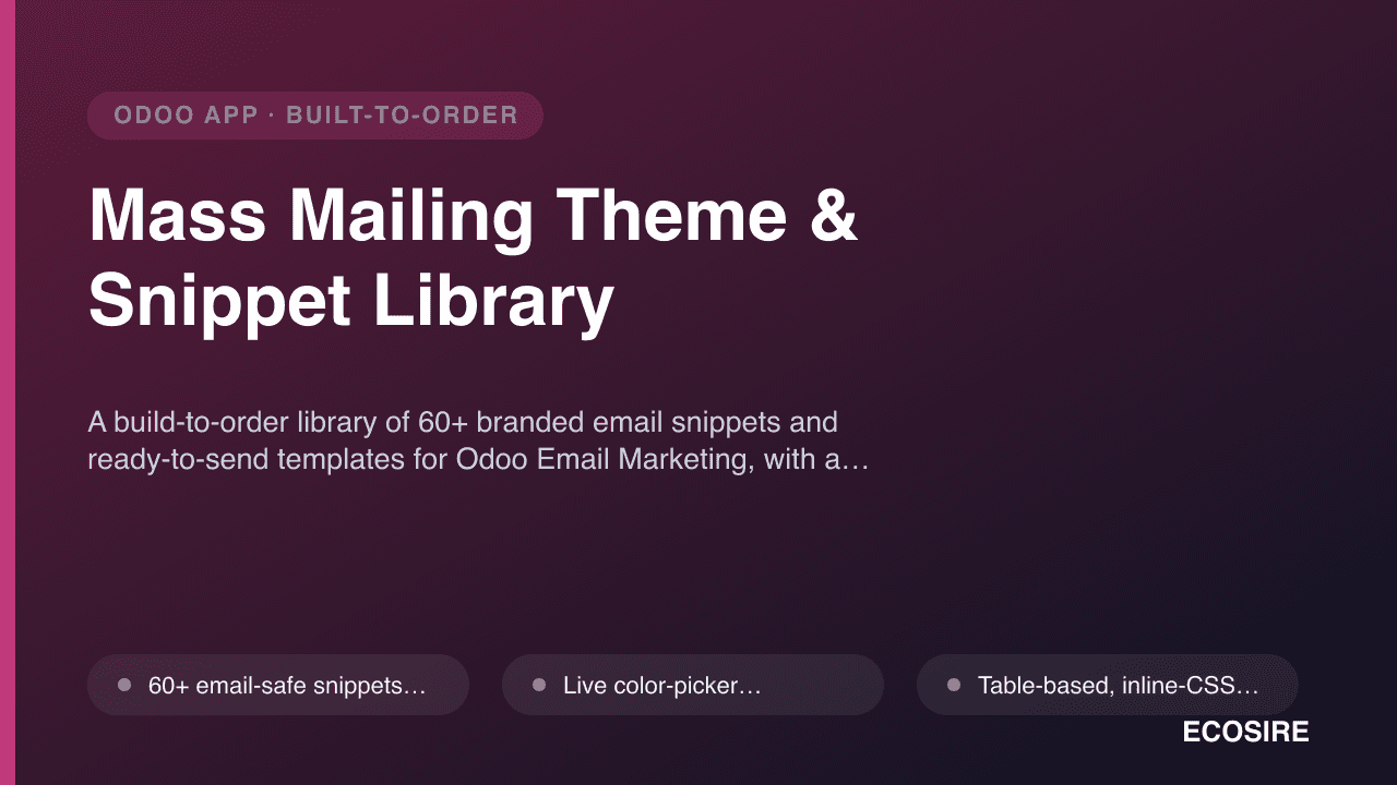 Mass Mailing Theme & Snippet Library