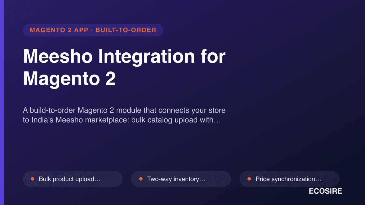 Meesho Integration for Magento 2