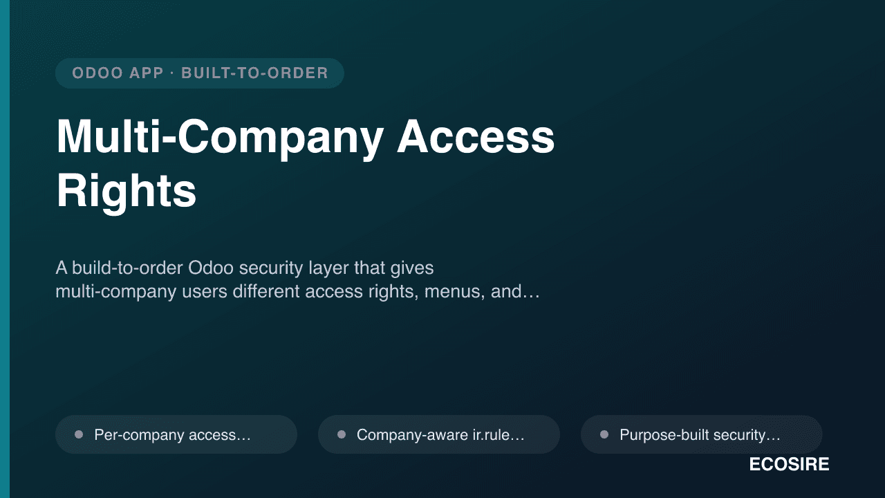 Multi-Company Access Rights