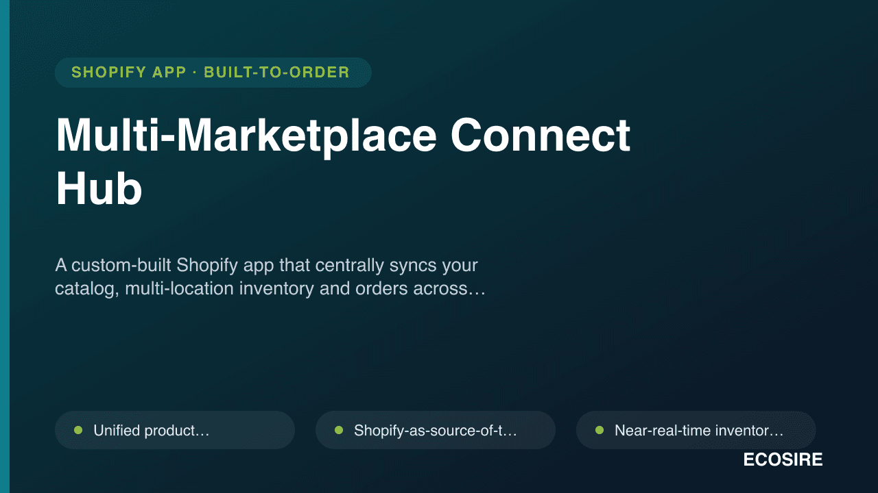 Multi-Marketplace Connect Hub