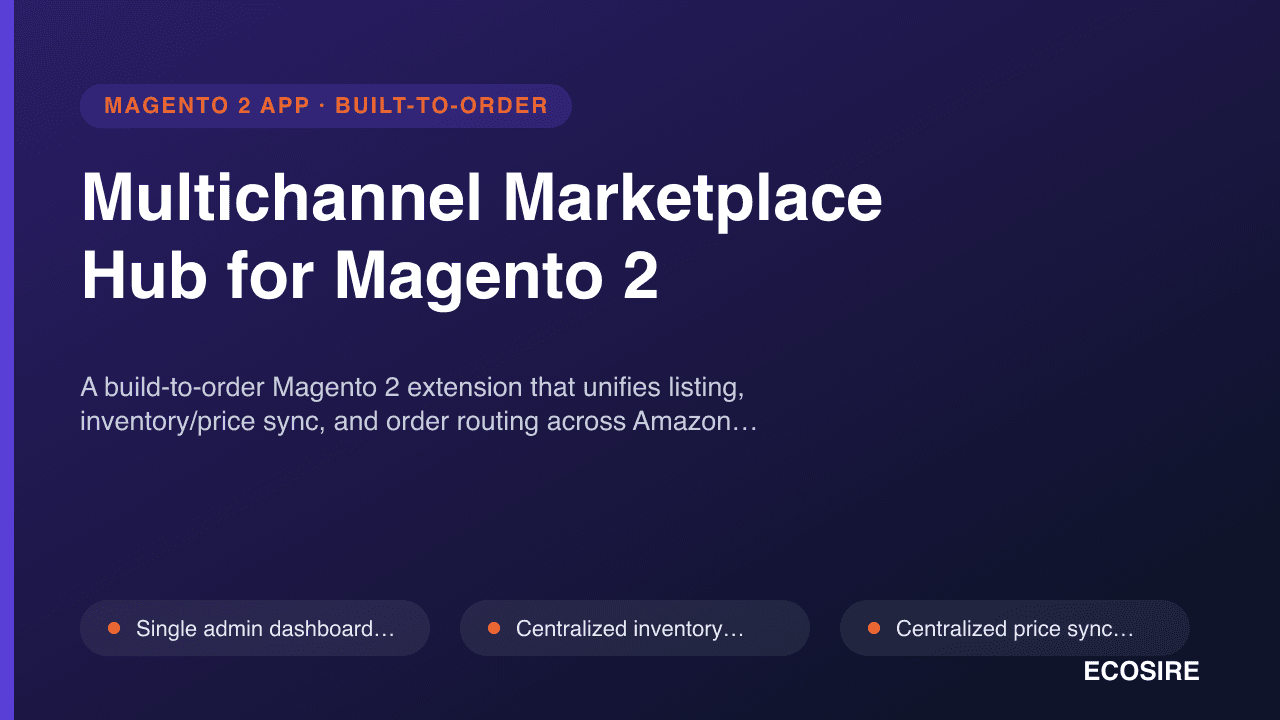 Multichannel Marketplace Hub for Magento 2