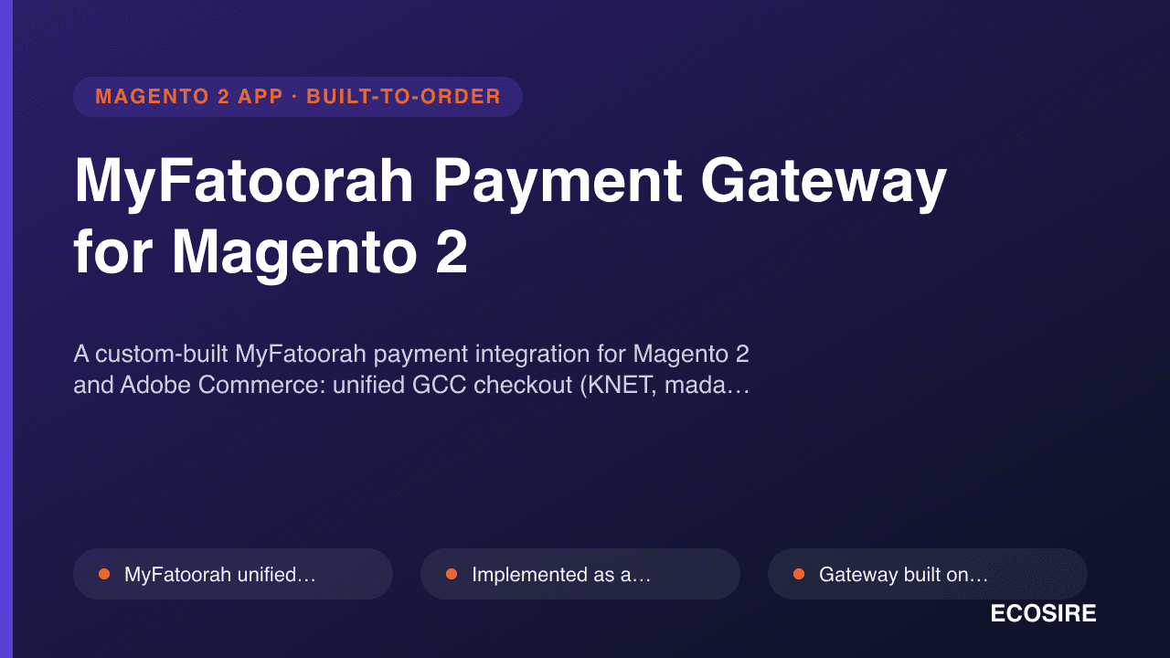MyFatoorah Payment Gateway for Magento 2