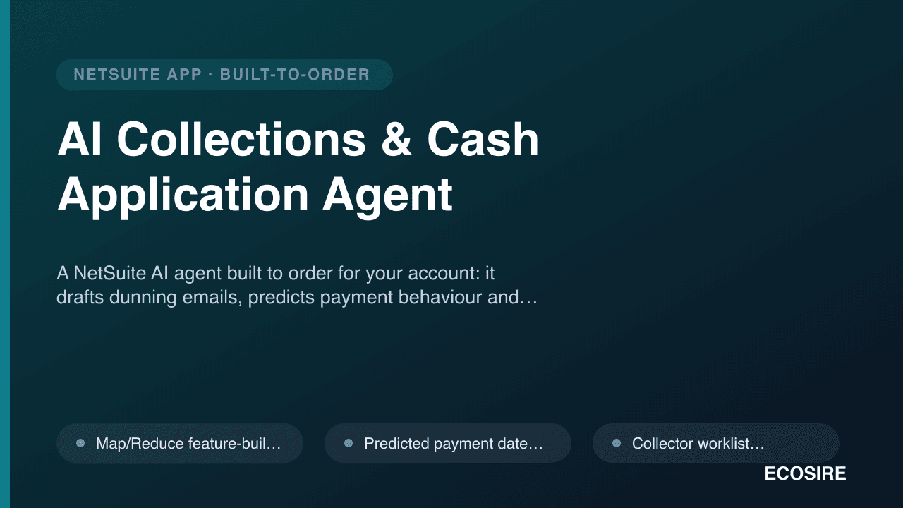 AI Collections & Cash Application Agent