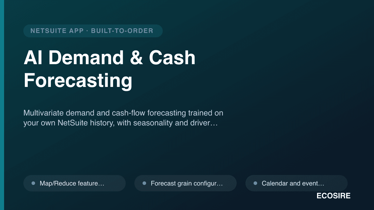 AI Demand & Cash Forecasting