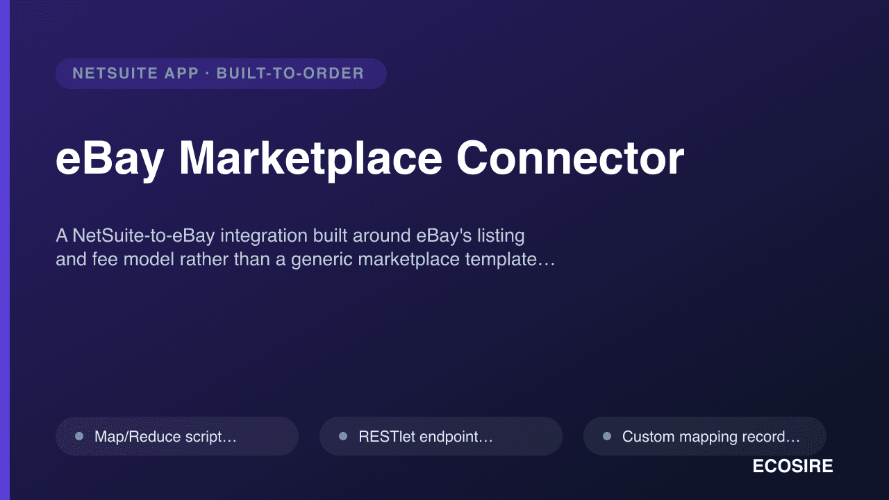 eBay Marketplace Connector