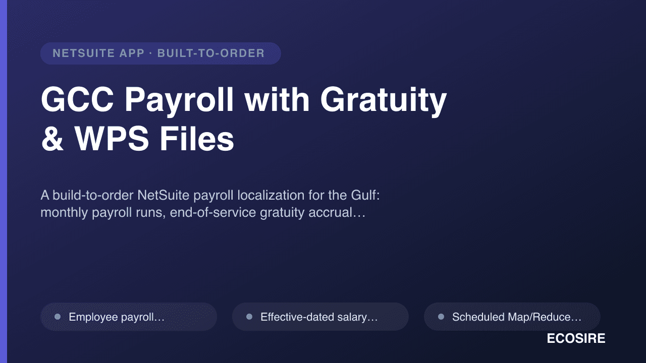 GCC Payroll with Gratuity & WPS Files