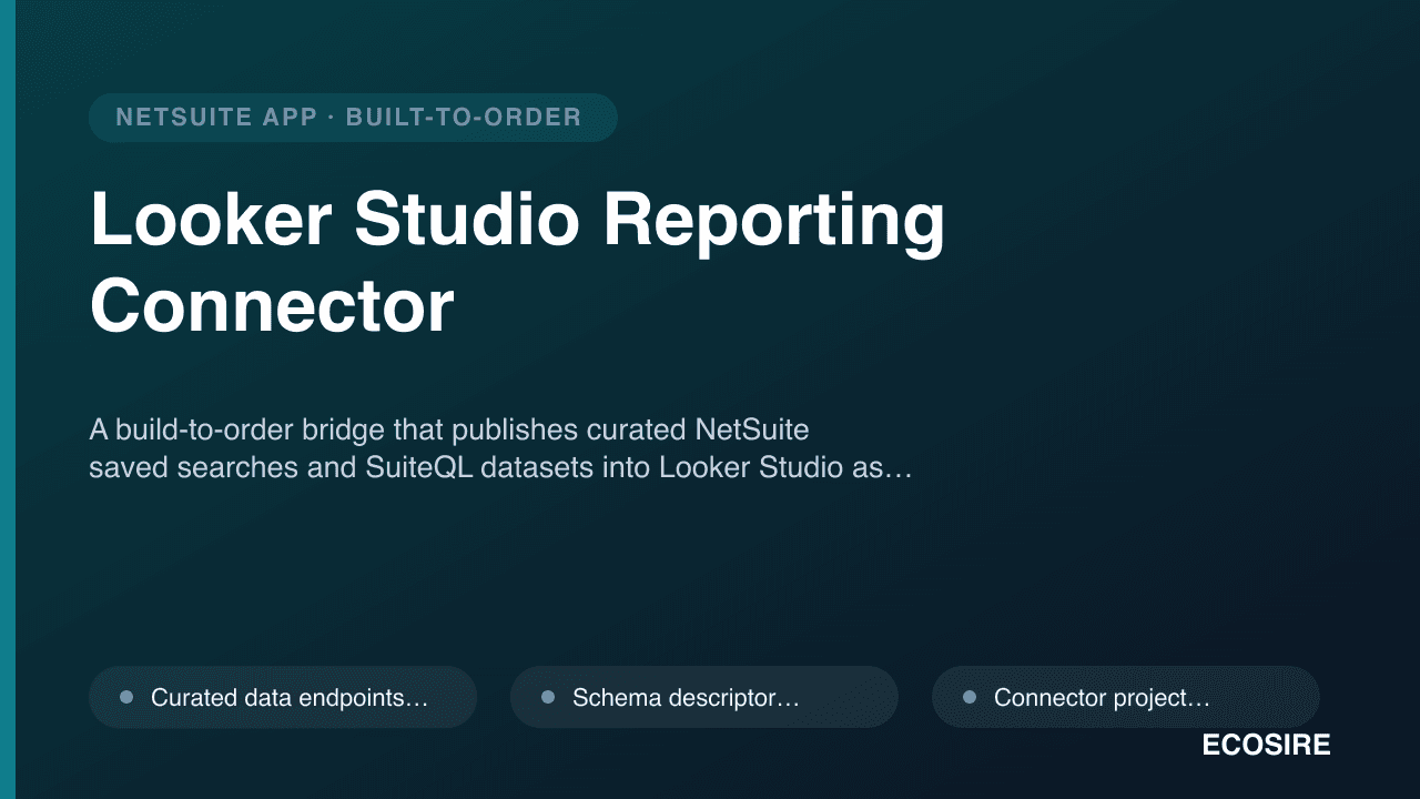 Looker Studio Reporting Connector